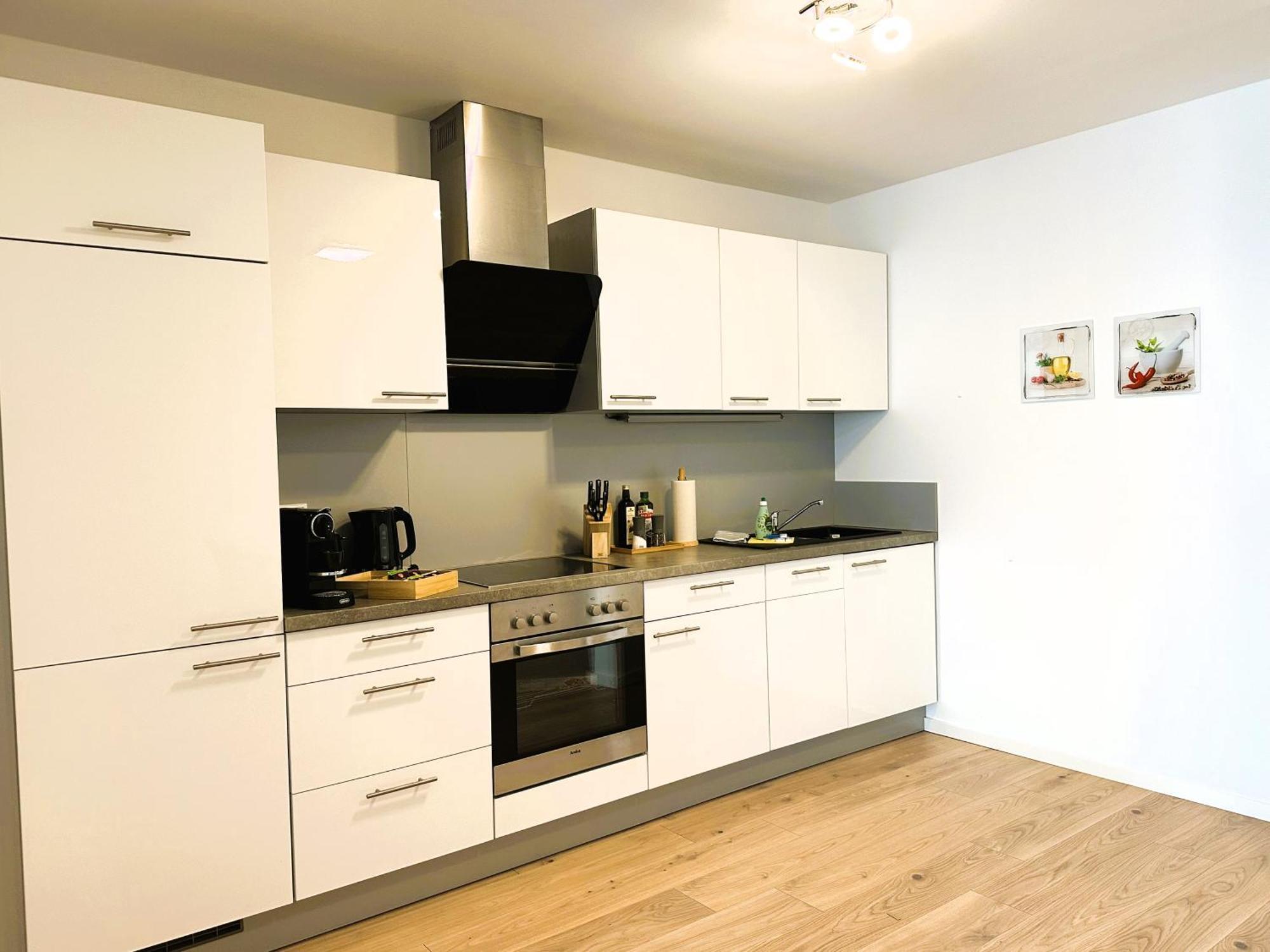 Bohnapartments - Nordkap-Suiten - Gratis Parkplatz - Moderner Neubau - Erdgeschoss - Fussbodenheizung แอร์ฟวร์ท ภายนอก รูปภาพ