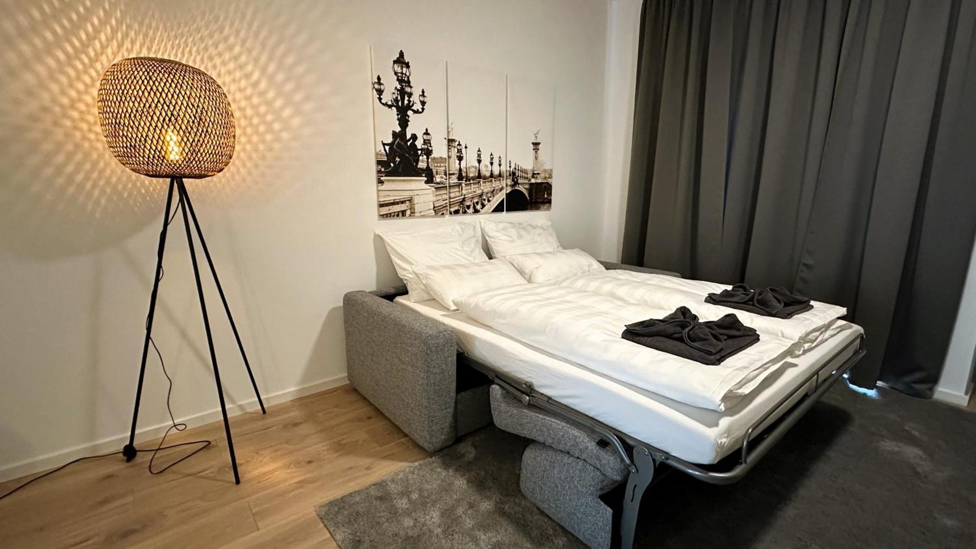 Bohnapartments - Nordkap-Suiten - Gratis Parkplatz - Moderner Neubau - Erdgeschoss - Fussbodenheizung แอร์ฟวร์ท ห้อง รูปภาพ
