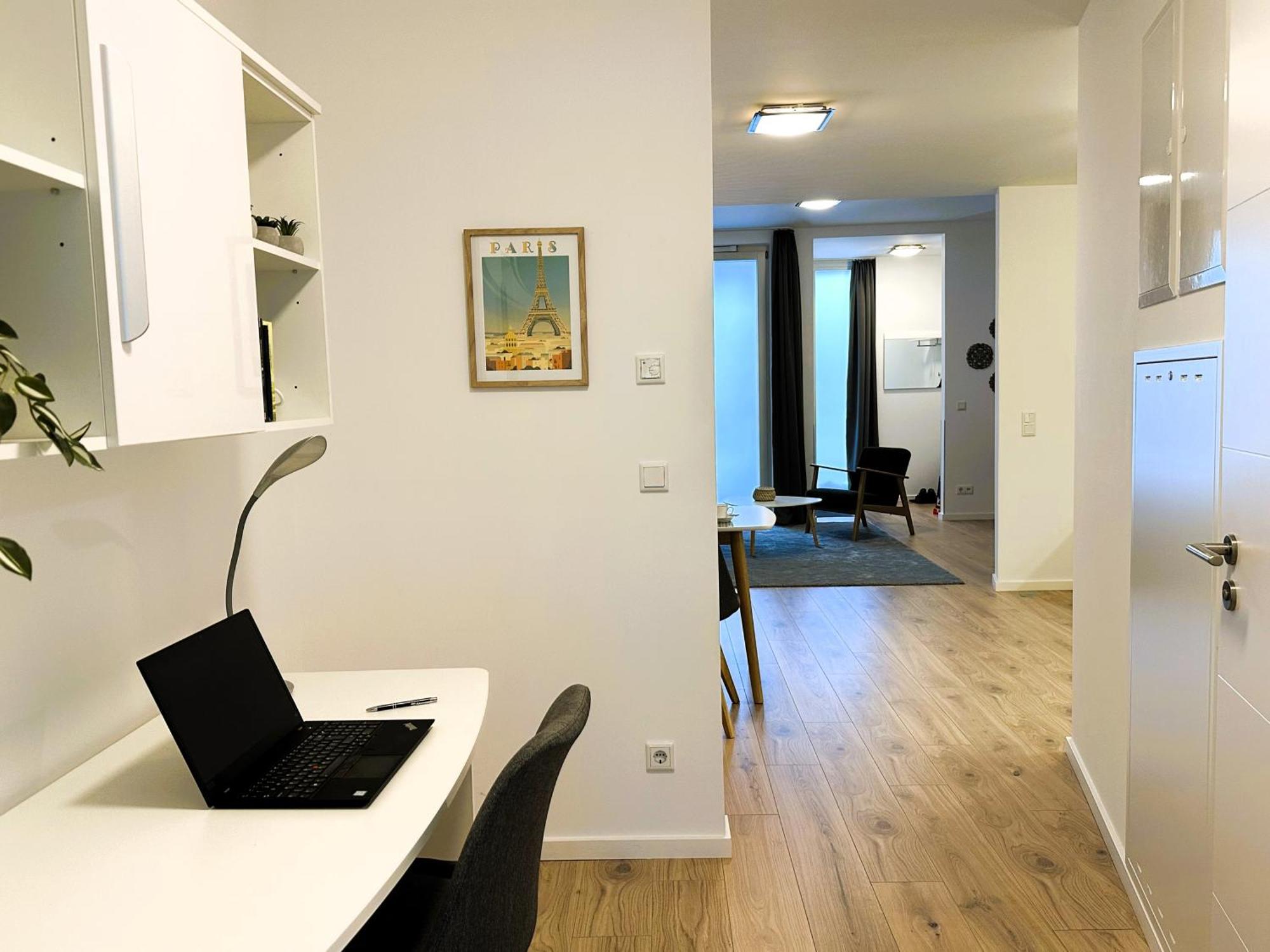 Bohnapartments - Nordkap-Suiten - Gratis Parkplatz - Moderner Neubau - Erdgeschoss - Fussbodenheizung แอร์ฟวร์ท ห้อง รูปภาพ