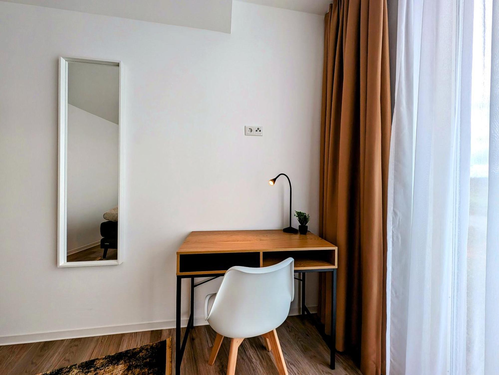 Bohnapartments - Nordkap-Suiten - Gratis Parkplatz - Moderner Neubau - Erdgeschoss - Fussbodenheizung แอร์ฟวร์ท ภายนอก รูปภาพ